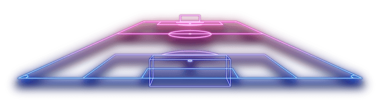 Football Pitch Neon