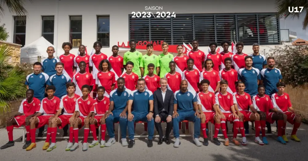 AS MONACO FC 2024 U17 team equipe